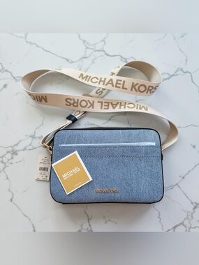 Michael Kors Denim Crossbody Bag